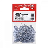 Гвозди финишные оцинкованные Стройбат 1,6х30 (100 г)  картинка